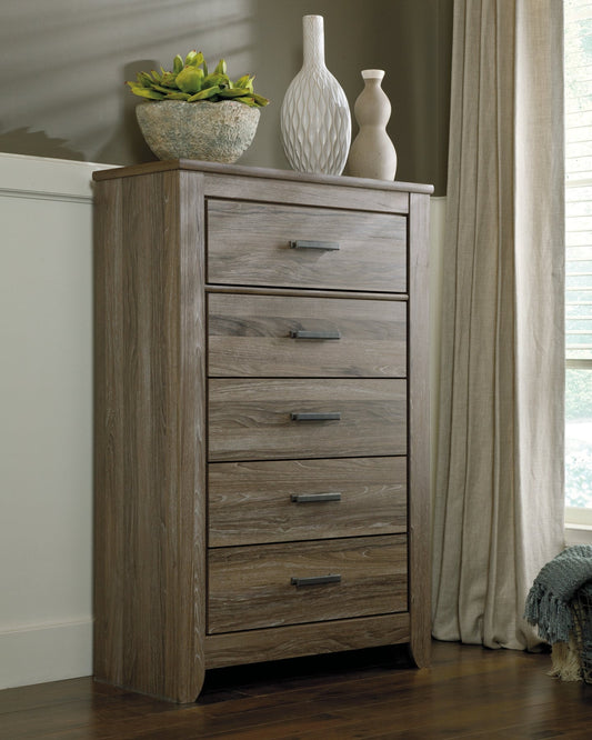 Zelen Five Drawer Chest Tuscaloosa Furniture Outlet