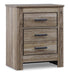 Zelen Queen Panel Bed with Mirrored Dresser, Chest and Nightstand Tuscaloosa Furniture Outlet