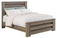 Zelen Queen Panel Bed with Mirrored Dresser, Chest and Nightstand Tuscaloosa Furniture Outlet