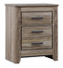 Zelen Two Drawer Night Stand Tuscaloosa Furniture Outlet