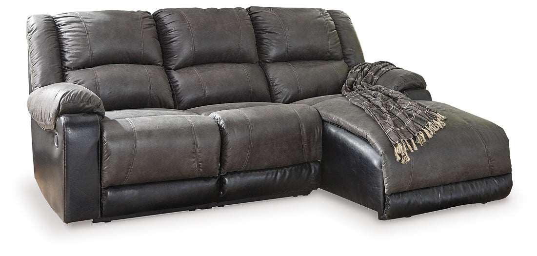 Nantahala 3-Piece Reclining Sectional with Chaise