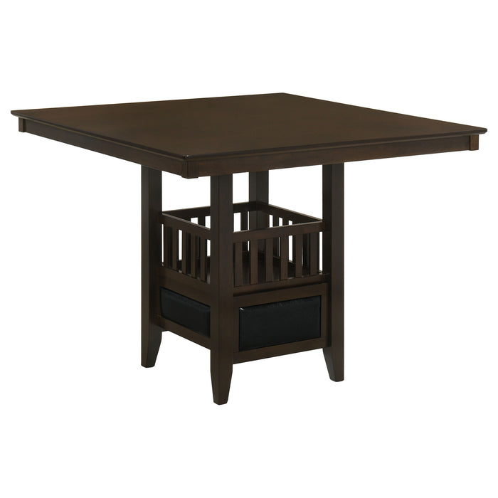 Jaden Square 47-inch Counter Height Dining Table Espresso