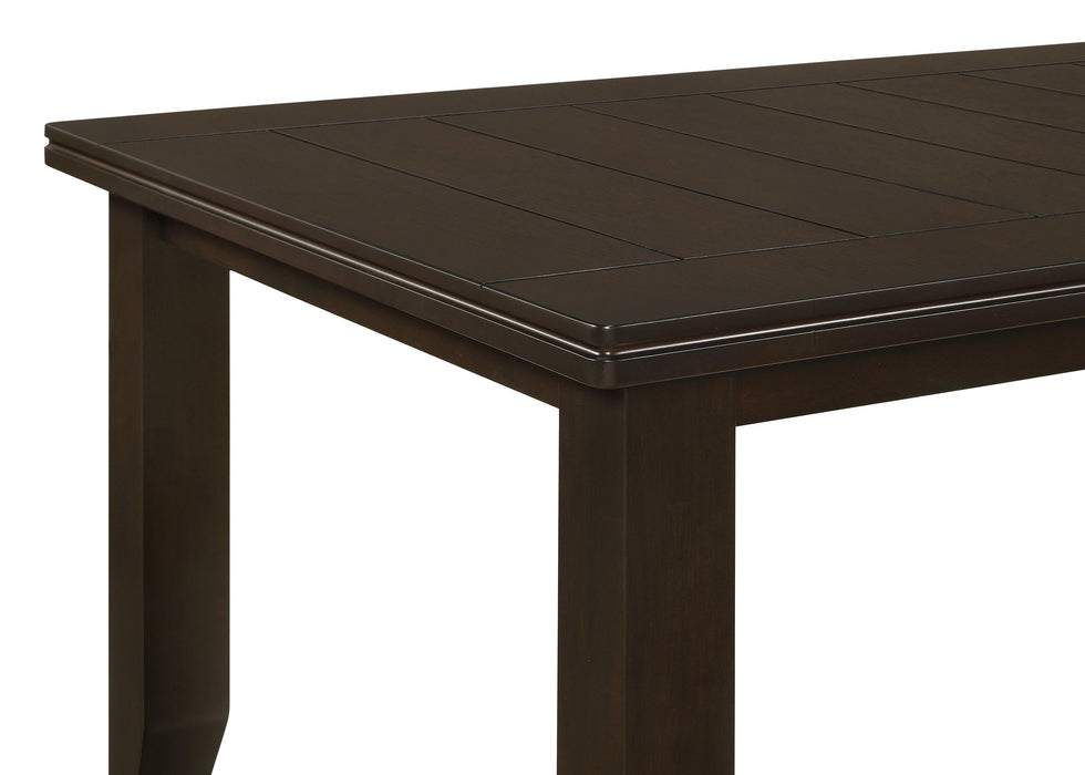 Dalila Rectangular 66-inch Wood Dining Table Cappuccino