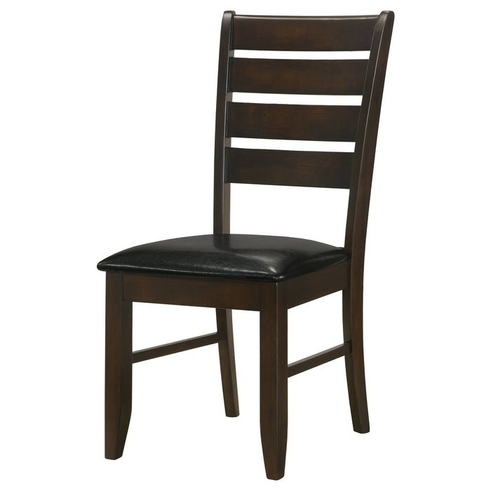 Dalila Wood Dining Side Chair Cappuccino (Set of 2)