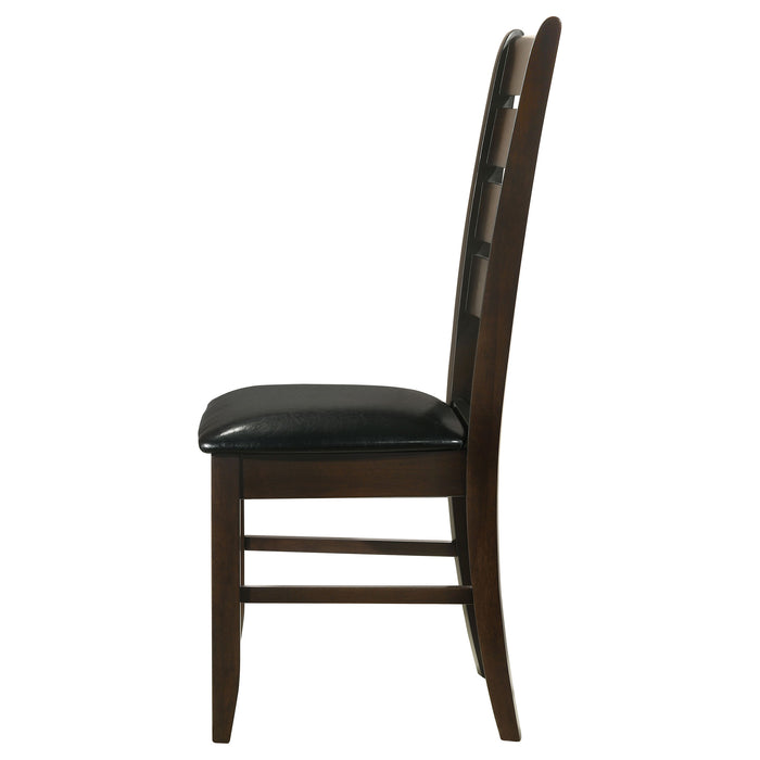 Dalila Wood Dining Side Chair Cappuccino (Set of 2)