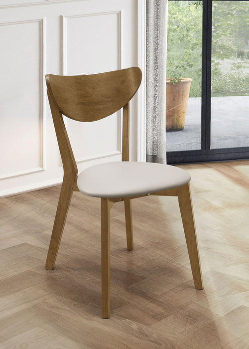 Kersey Wood Dining Side Chair Chestnut (Set of 2)