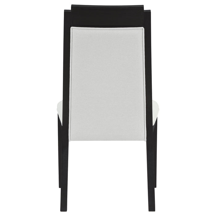 Brookmead Wood Dining Side Chair Ivory and Black (Set of 2)