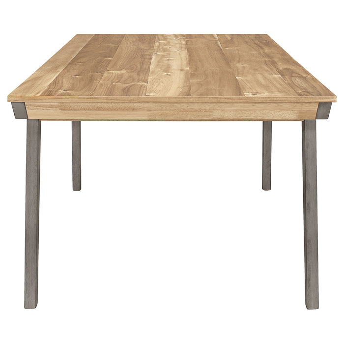 Nogales Rectangular 71-inch Wood Dining Table Coastal Grey