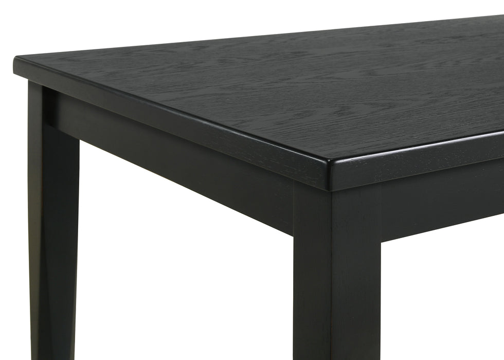 Appleton Rectangular 59-inch Dining Table Washed Black