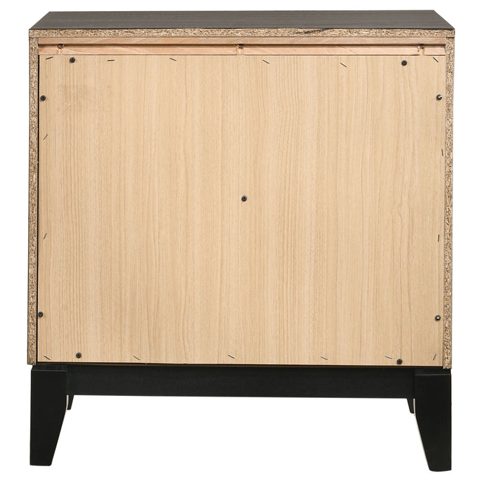 Watson 2-drawer Nightstand Grey Oak