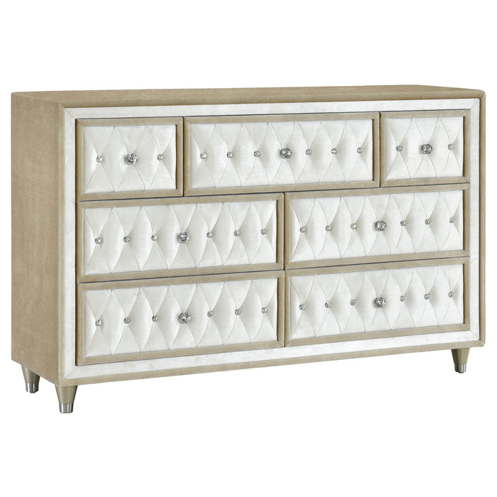 Antonella 4-piece Eastern King Bedroom Set Ivory