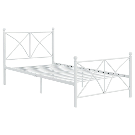 Hart Metal Full Open Frame Bed White