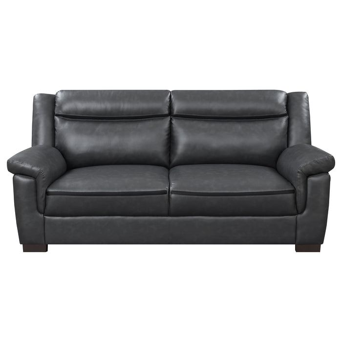 Arabella Upholstered Padded Arm Sofa Grey