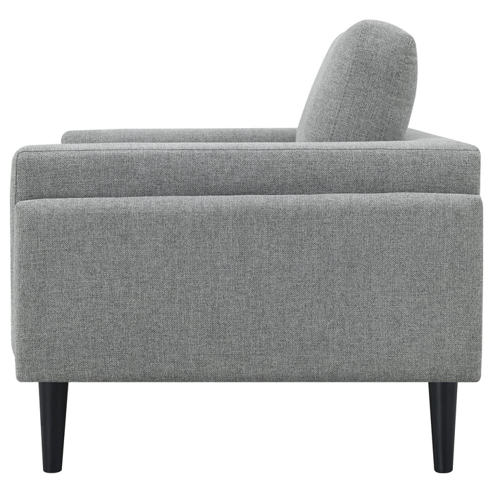 Rilynn Upholstered Track Arm Accent Chair Grey