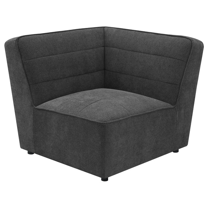 Sunny 6-piece Upholstered Modular Sectional Sofa Charcoal