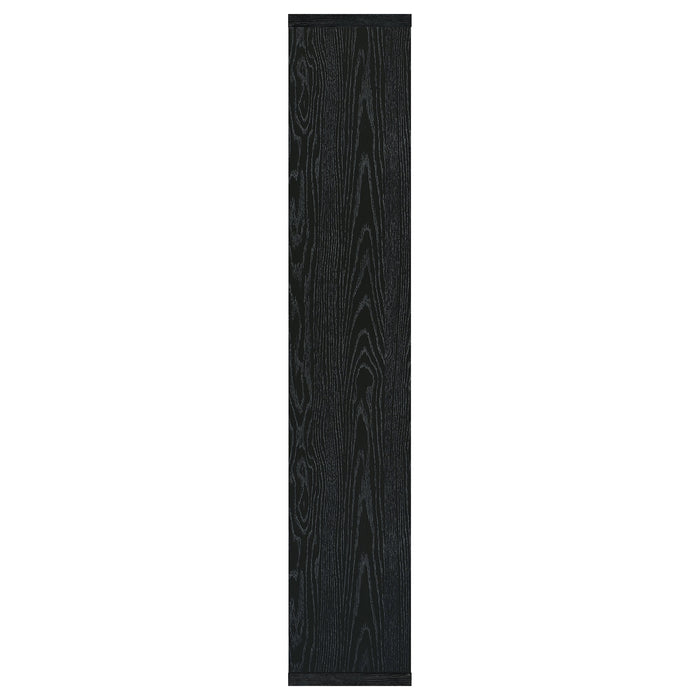 Linbrook 67-inch 8-shelf Bookshelf Black Oak